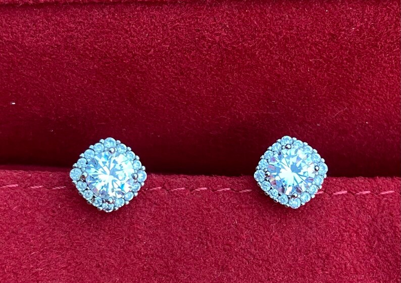 Diamond Earrings RH Macy Fine Jewelry 1 Carats Each Etsy