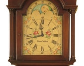 46591EC COLONIAL Edison Institution Goddard Townsend Mahogany 5 Tube Grandfather Clock