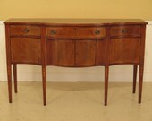 30146EC Vintage 1930 s Inlaid Solid Mahogany Federal Sideboard