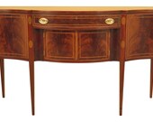 46687EC POTTHAST BROS. Federal Inlaid Mahogany Sideboard