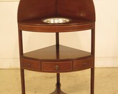 F44181E KITTINGER T731-2 Mahogany Corner Basin Stand