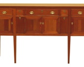46676EC CRAFTIQUE Federal Mahogany Sideboard w. Wine Drawers