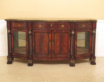 Curved Glass Cabinet Etsy