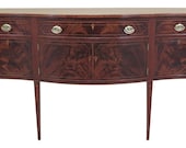 F46663EC Antique Federal Style Inlaid Mahogany Sideboard