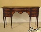 L28334E COUNCILL CRAFTSMEN Leather Wrapped Federal Design Sideboard