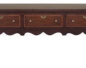 F45940EC HENKEL HARRIS 3 Drawer Jamestown Colony Mahogany Sideboard