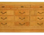 F30691EC HENREDON Charles X Burl Elm Dresser