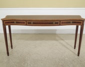 25677EC KARGES Federal Style Inlaid Mahogany Console Table