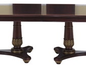 45125EC HENKEL HARRIS Model 2213 Regency Mahogany Dining Room Table