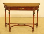 29908EC MAITLAND SMITH Adam Paint Decorated Satinwood Decorated Console Table