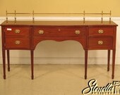 29256E KINDEL Kent Mahogany Federal Sideboard w. Brass Gallery