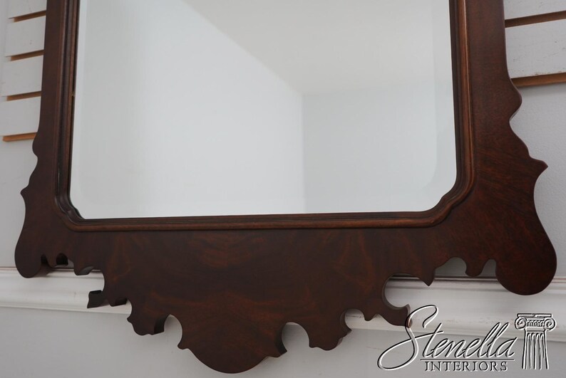 68341: DREXEL HERITAGE Mahogany Chippendale Mirror image 6