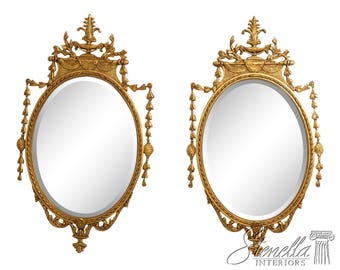 71333: Pair FRIEDMAN BROTHERS Model 6769 Adam Style Mirrors