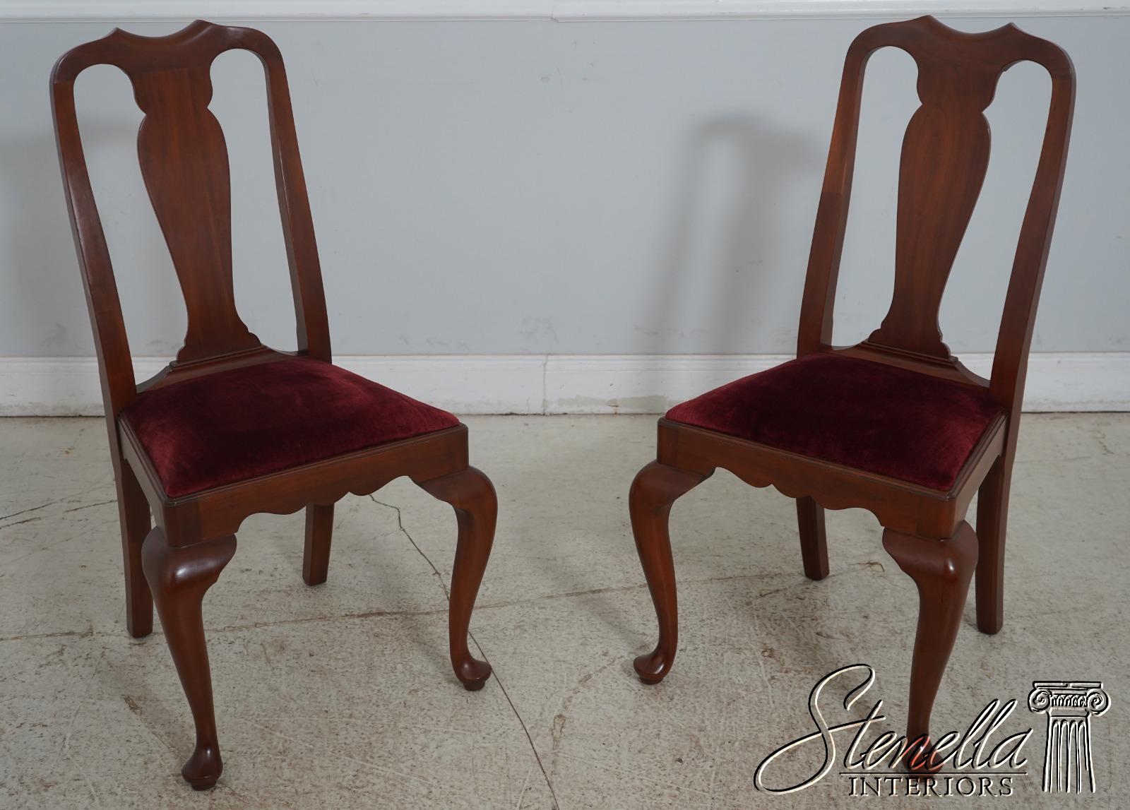 クラシック ダイニングテーブル Henkel-Harris & Drexel L65570EC: Set of 6 HENKEL HARRIS Model 109 Cherry Dining