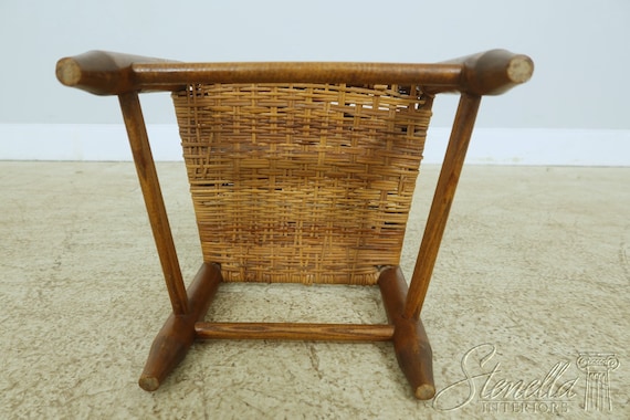 F56211EC: Antique Rush Seat Oak & Maple Childs Chair - Etsy 日本