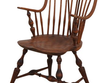 Vintage Wheel Back Windsor Dining Chairs 1 Blue - Etsy