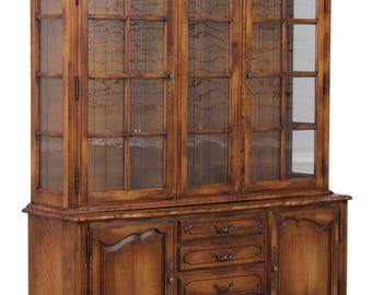 67219: ETHAN ALLEN Country French China Cabinet