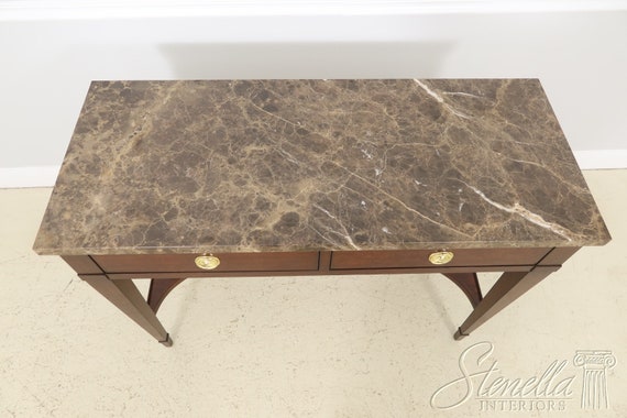 Buy L55659EC COUNCILL 2 Drawer Granite Top Console Table Online