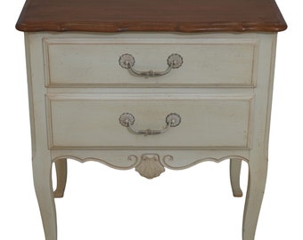 64047EC: ETHAN ALLEN Country French 2 Drawer Nightstand