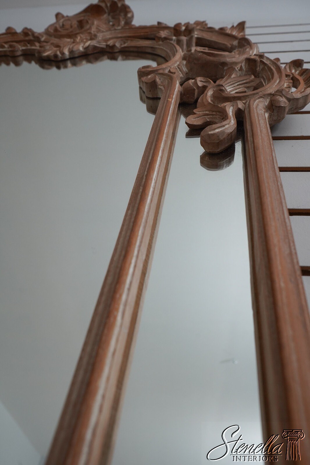 アンティーク鏡 62208EC: DECORATIVE CRAFTS Wood Carved Frame French Style Mirror