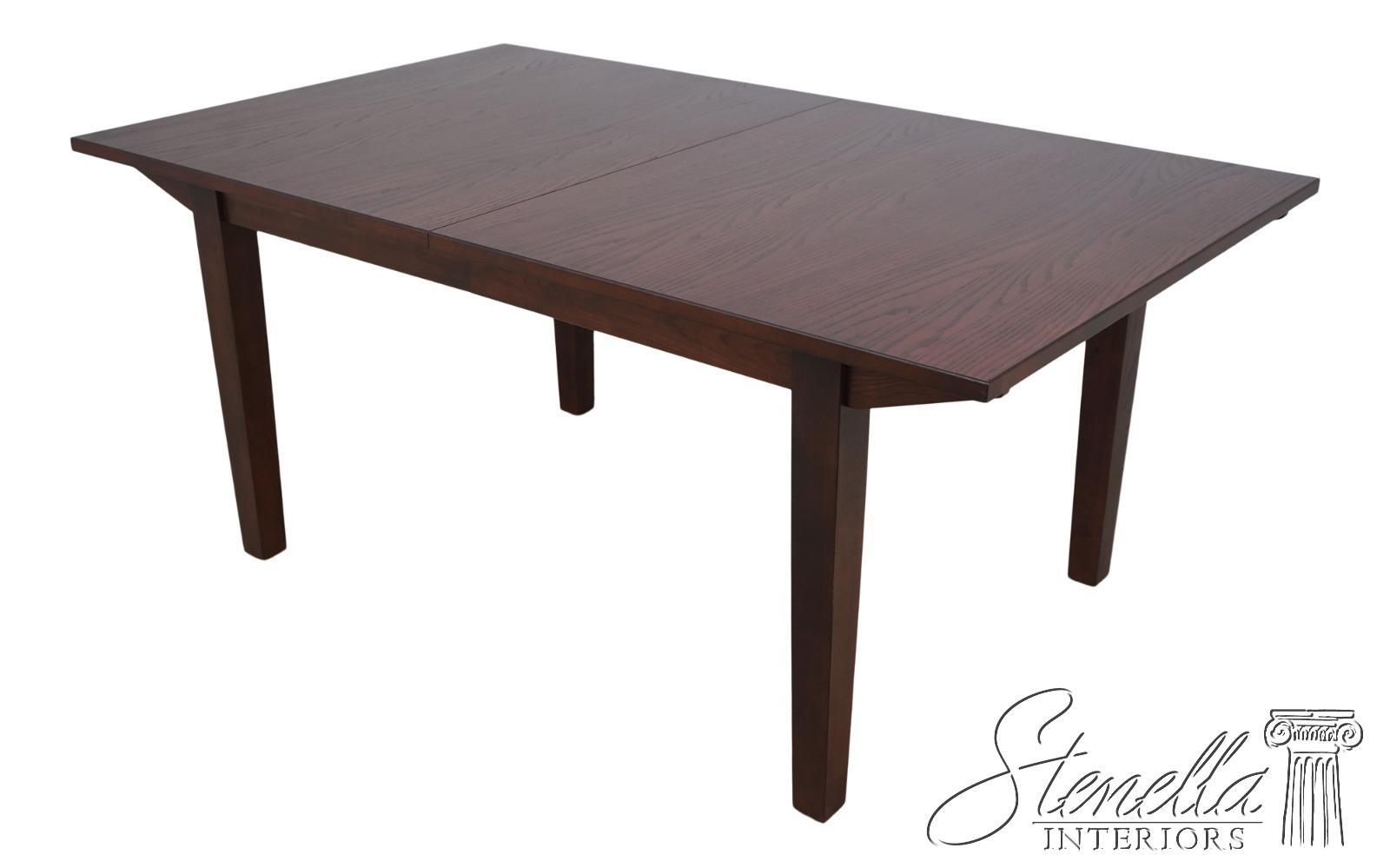 67061: ETHAN ALLEN Mission Oak Style Dining Room Table