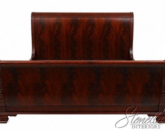 69841: HICKORY CHAIR CO Mahogany King Size Sleigh Bed