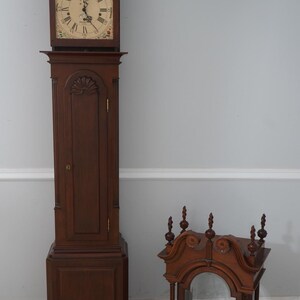 65684EC: SLIGH John Goddard Cherry Grandfather Clock - Etsy