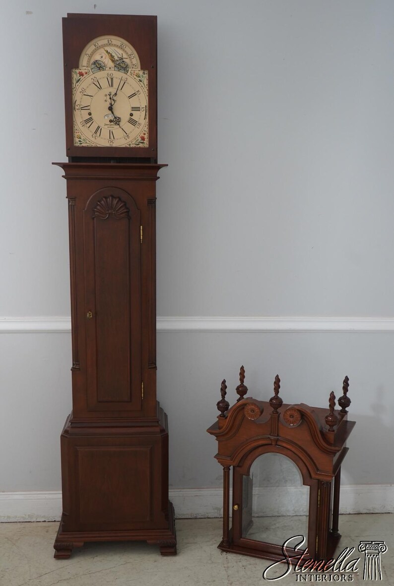 65684EC: SLIGH John Goddard Cherry Grandfather Clock - Etsy