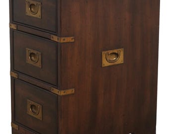 73347: DREXEL HERITAGE Small Campaign Style Accent Chest