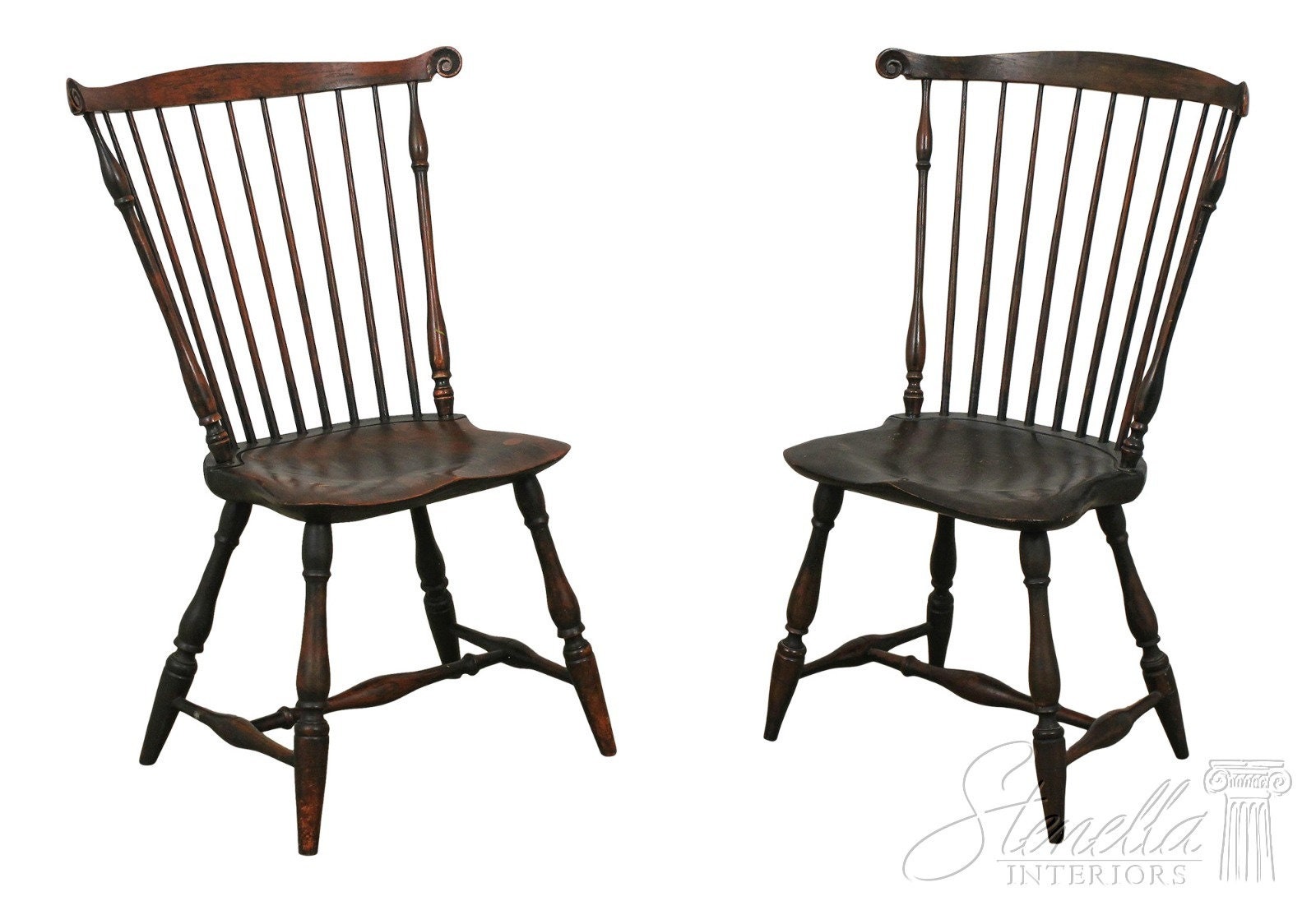 57574EC: Pair R. HOFER Benchmade Windsor Side Chairs - Etsy 日本