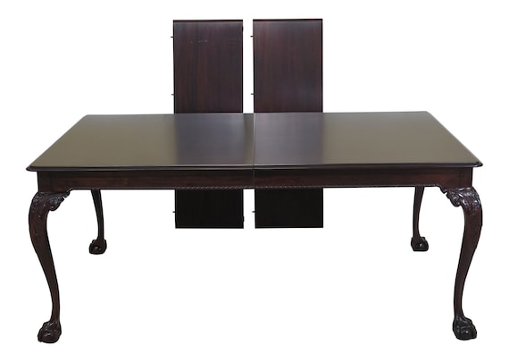 47237ec Stickley Clawfoot Mahogany Dining Room Table Etsy