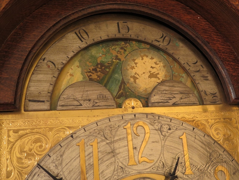 F30303EC: J.C. JENNENS & SONS London England Oak Grandfather Clock - Etsy