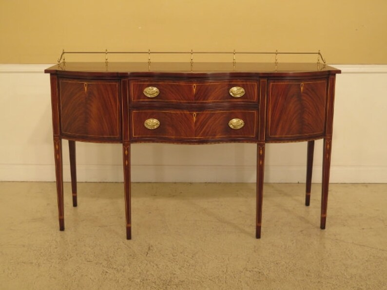 30145ec Henkel Harris Figural Mahogany Dining Room Sideboard Image 0
