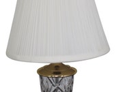 LF47161EC Small WATERFORD Crystal Table Lamp w. Shade