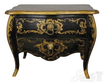 F57673EC: Diminutive Dresser Top French Decorated Commode Jewelry Chest