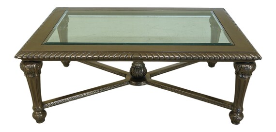 50336ec Councill Bronze Paint Decorated Finish Coffee Table - Stenella Antiques Coffee Tables 50336ec Councill Bronze Paint Decorated Finish Coffee Table - Stenella Antiques Coffee Tables