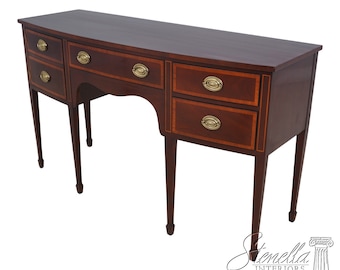 63720EC: KINDEL Federal Style Banded Mahogany Sideboard