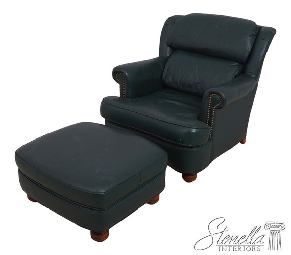 Sam moore leather chair discount