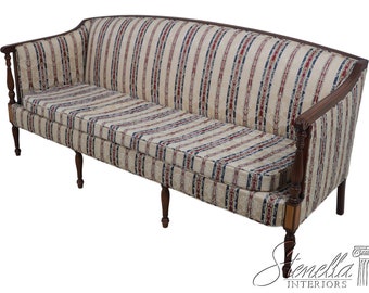 F63757EC: HICKORY CHAIR CO Sheraton Mahogany Sofa