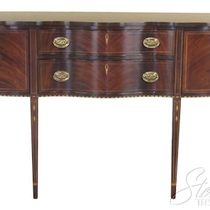 L34628: HENKEL HARRIS Inlaid Mahogany Model #2367 Sideboard