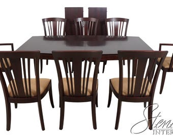 L67799: STICKLEY 9 Piece Cherry Modern Arts & Crafts Dining Room Set
