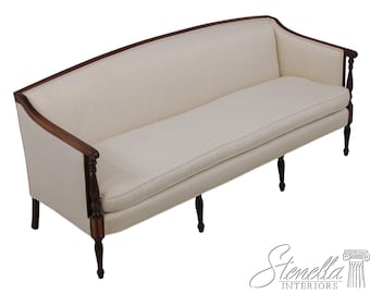 72470: HICKORY CHAIR Co. Sheraton Style Upholstered Sofa
