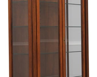 72993: Italian Neoclassical Beveled Glass China Cabinet