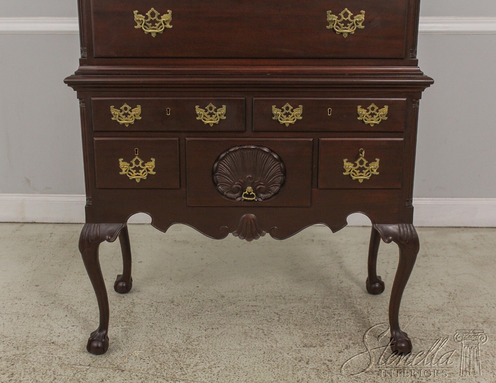 59255EC: KITTINGER BIGGS OD 1780 Chippendale Mahogany