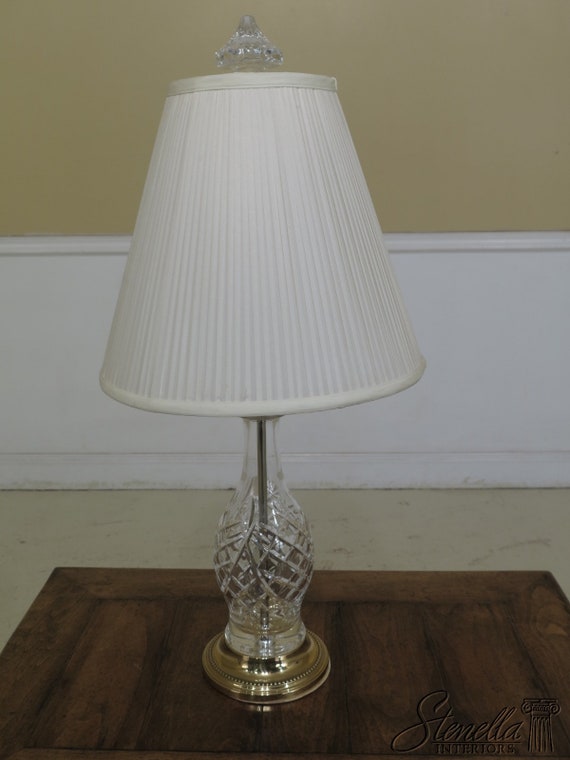 Waterford crystal on sale lamp shade