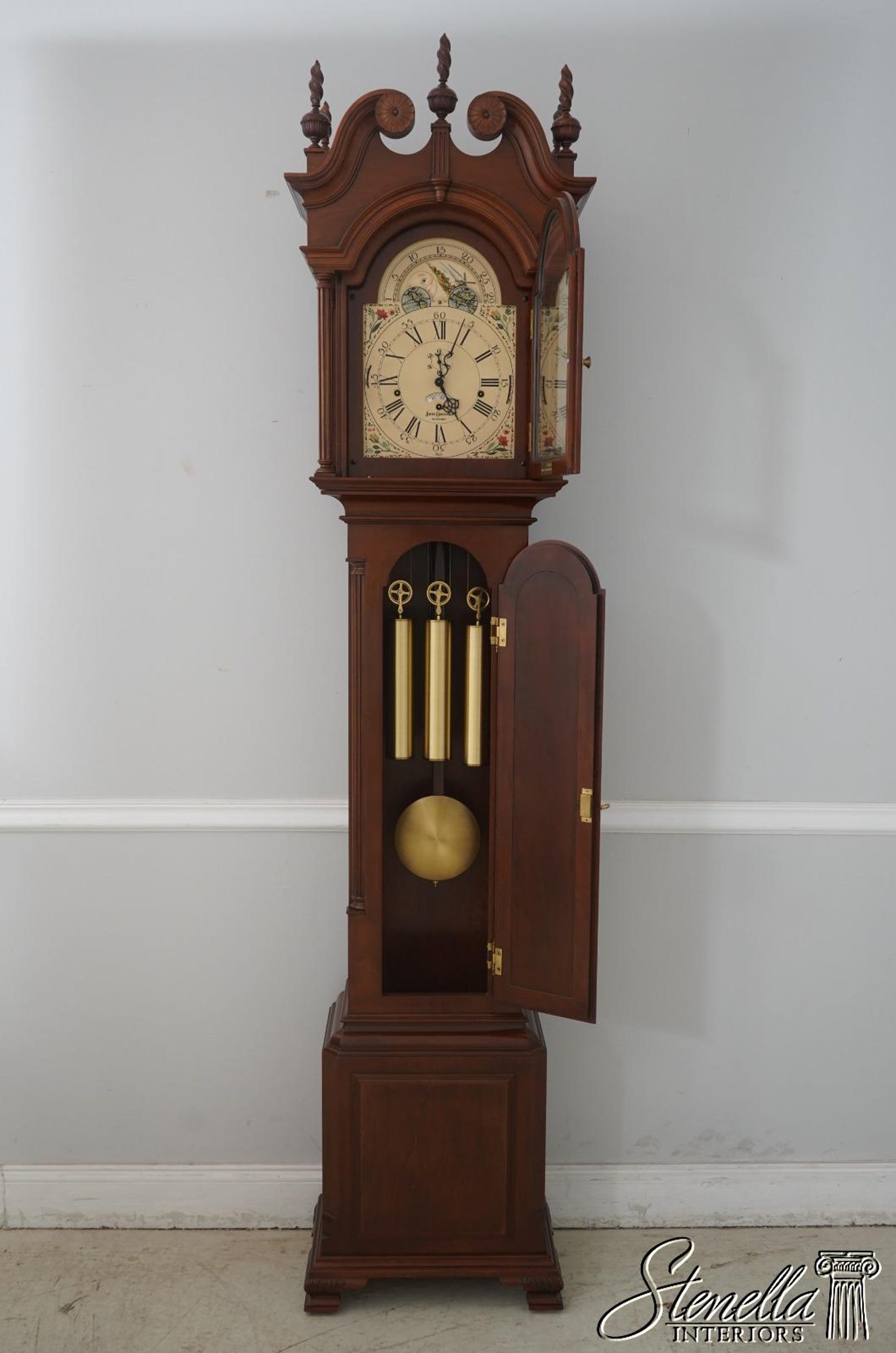 65684EC: SLIGH John Goddard Cherry Grandfather Clock - Etsy