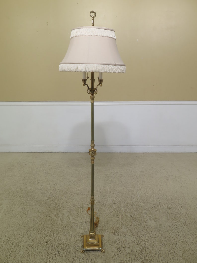 frederick cooper brass floor lamp