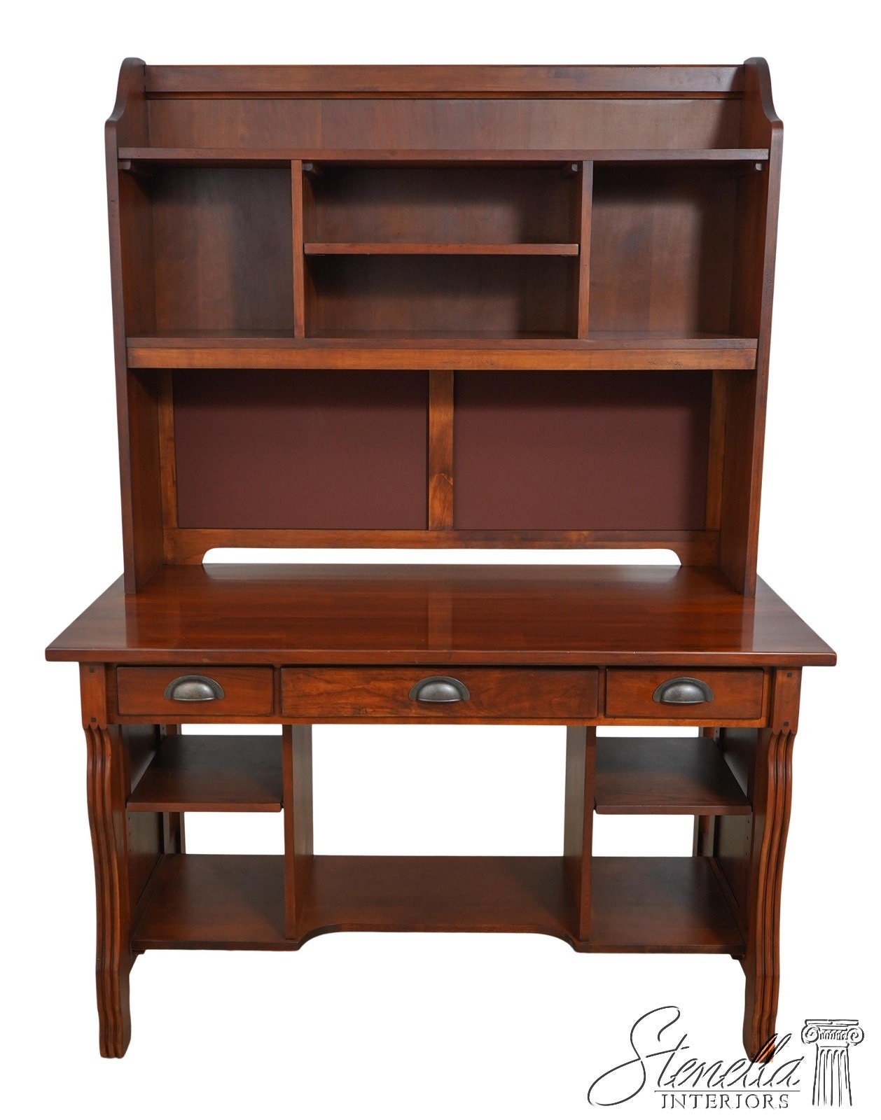 F61056EC LEXINGTON Cherry Computer Desk W. Hutch Top Etsy