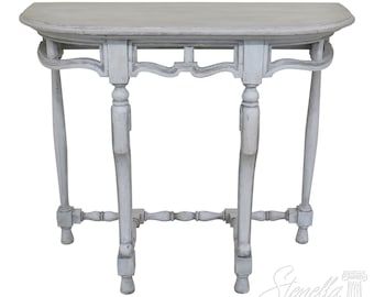 LF46256: French Style White Paint Decorated Console Hall Table