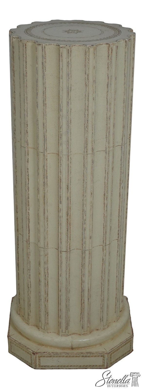 64010EC: MAITLAND SMITH Leather Wrapped Column Pedestal - Etsy